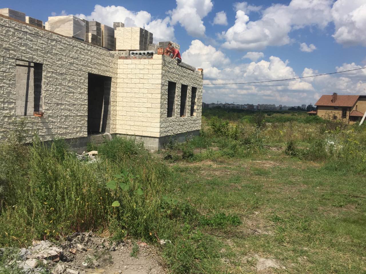 картинка: керамзитобетонный блок в доме, Белгородская обл.